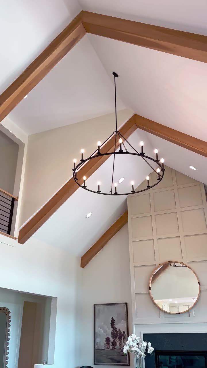 Chandelier Fireplace 2